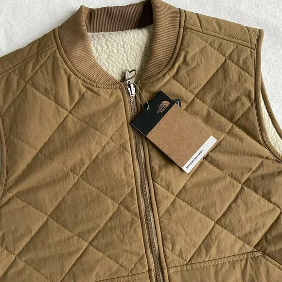 NWT The North Face TNF Cuchillo Insulated Water Resistant Vest Aviator Brown XL - Picture 2 of 6